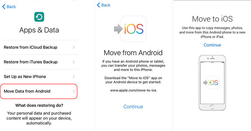 move Samsung to iPhone 16