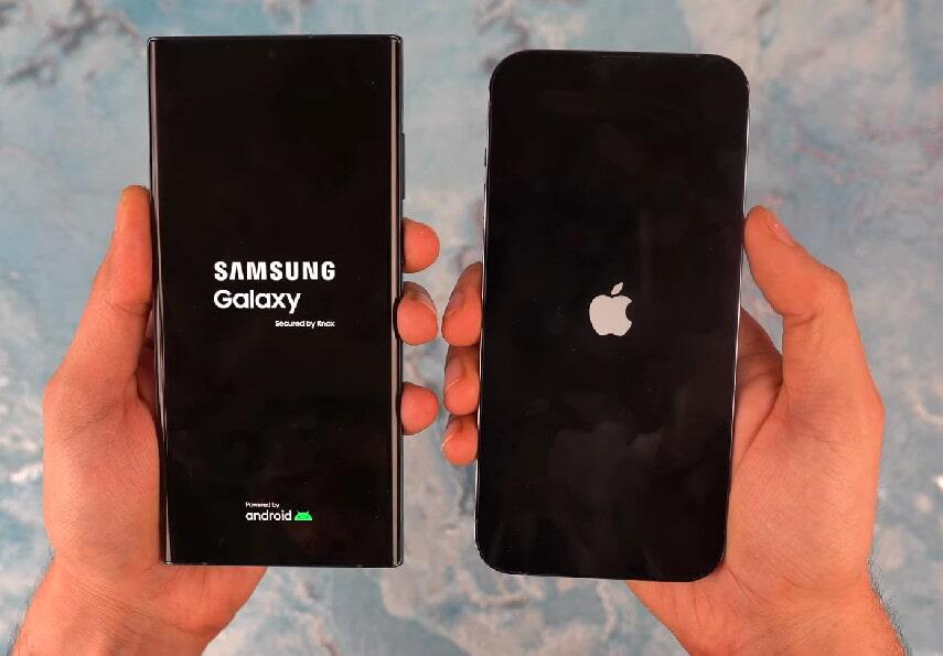 Samsung Galaxy S25 Ultra vs iPhone 13 Pro and Migrate Data from iPhone to Samsung S22
