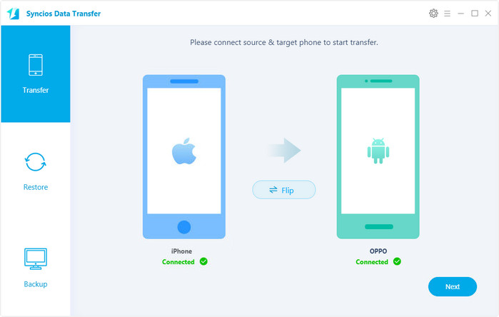 iPhone to OPPO Find X8s transfer