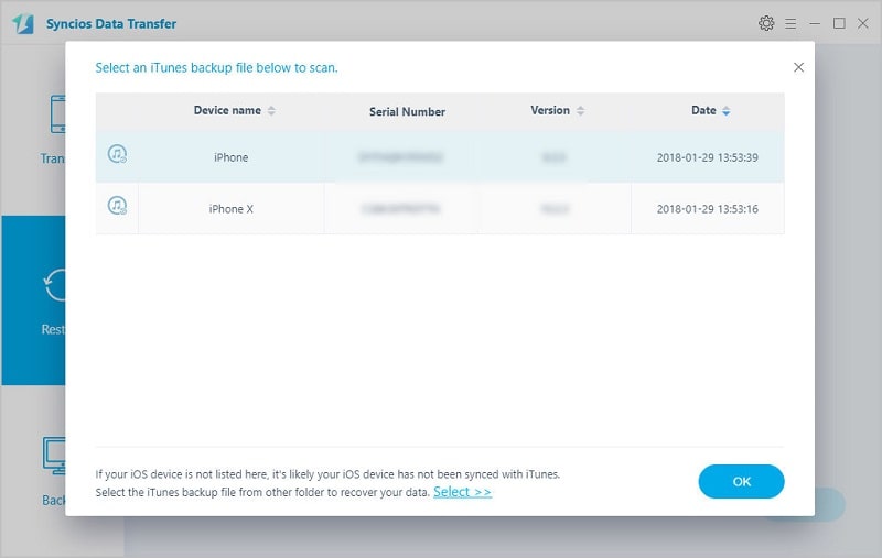 iTunes backup to Samsung Galaxy S25
